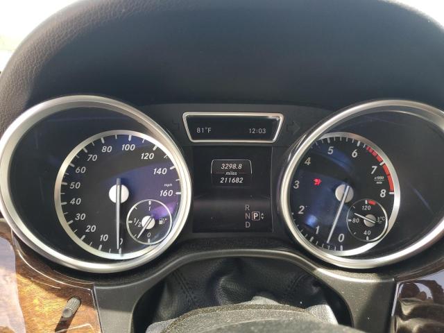 4JGDA5HB0EA286351 - 2014 MERCEDES-BENZ ML 350 4MATIC SILVER photo 9