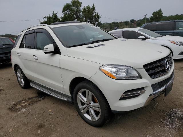 4JGDA5HB2DA225730 - 2013 MERCEDES-BENZ ML 350 4MATIC WHITE photo 4