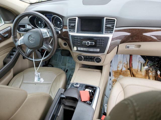 4JGDA5HB2DA225730 - 2013 MERCEDES-BENZ ML 350 4MATIC WHITE photo 8