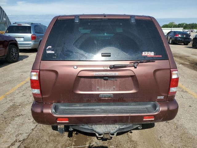 JN8DR09Y63W839396 - 2003 NISSAN PATHFINDER LE 勃艮第红 照片 6