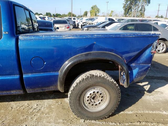 1GCCT19W9V8206976 - 1997 CHEVROLET S TRUCK S10  photo 10