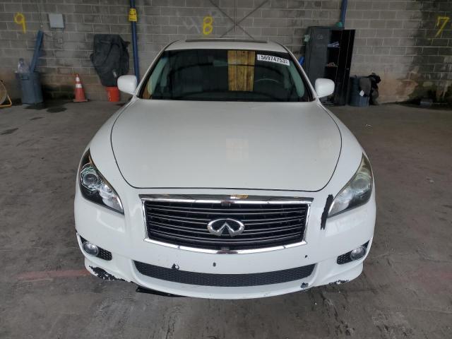 JN1BY1AP9CM333851 - 2012 INFINITI M37 WHITE photo 5