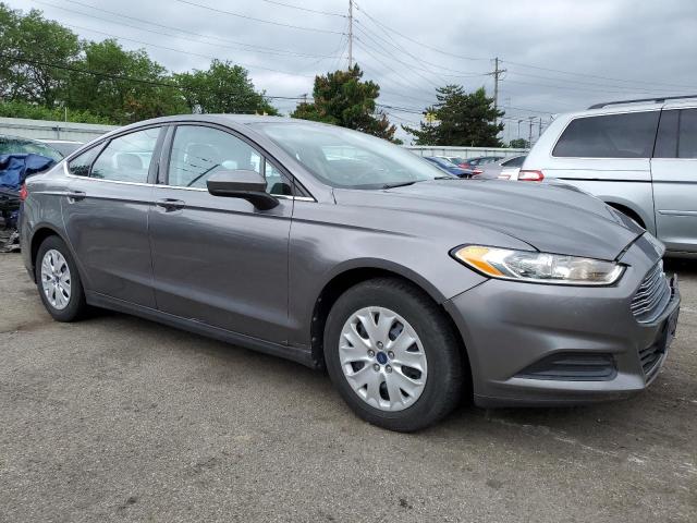 3FA6P0G7XDR213364 - 2013 FORD FUSION S GRAY photo 4