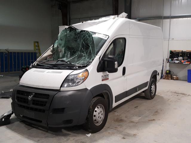 3C6TRVBG7JE106844 - 2018 RAM PROMASTER 1500 HIGH WHITE photo 2