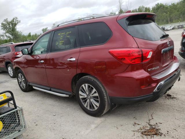 5N1DR2CMXLC628812 - 2020 NISSAN PATHFINDER SL RED photo 2