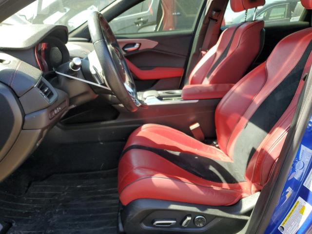 19UUB6F50MA009168 - 2021 ACURA TLX TECH A BLUE photo 7