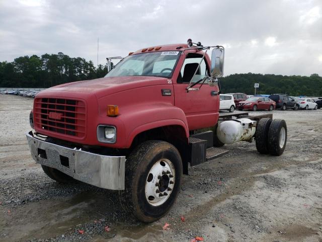 1GDM7H1B0YJ510099 - 2000 GMC C-SERIES C7H042 RED photo 2