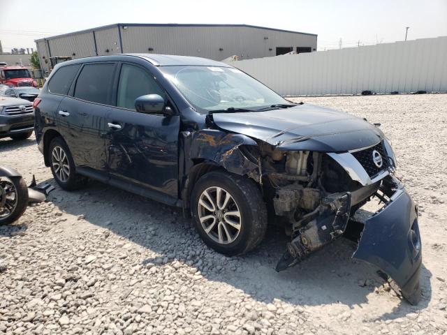 5N1AR2MN7FC627826 - 2015 NISSAN PATHFINDER S BLUE photo 4