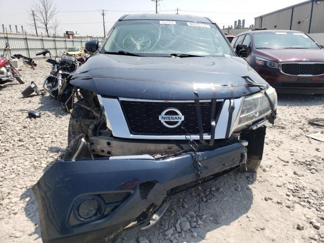5N1AR2MN7FC627826 - 2015 NISSAN PATHFINDER S BLUE photo 5