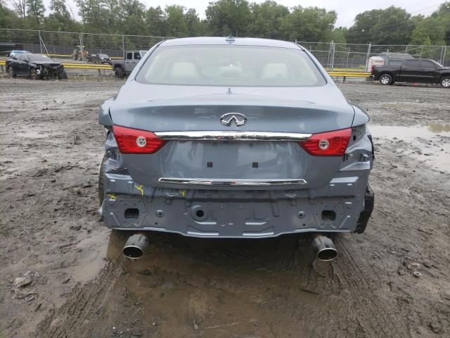 JN1BV7AR5EM695885 - 2014 INFINITI Q50 BASE BLUE photo 6