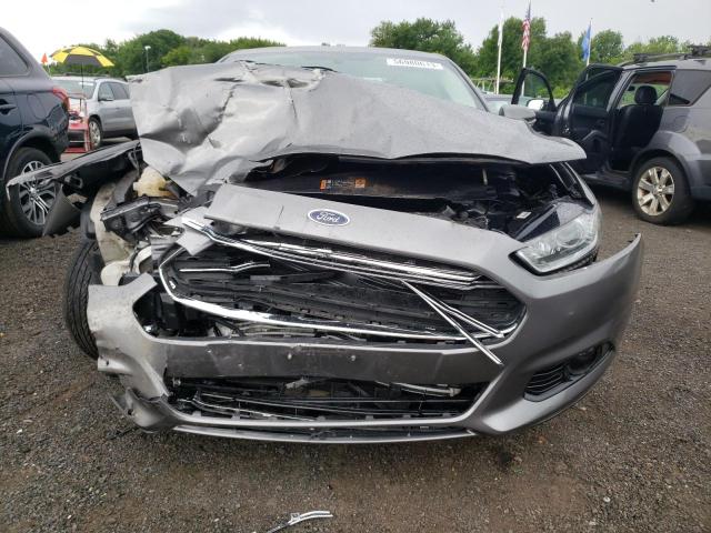 3FA6P0D98ER246354 - 2014 FORD FUSION TITANIUM GRAY photo 5