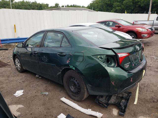 2T1BPRHE5EC136274 - 2014 TOYOTA COROLLA ECO GREEN photo 2