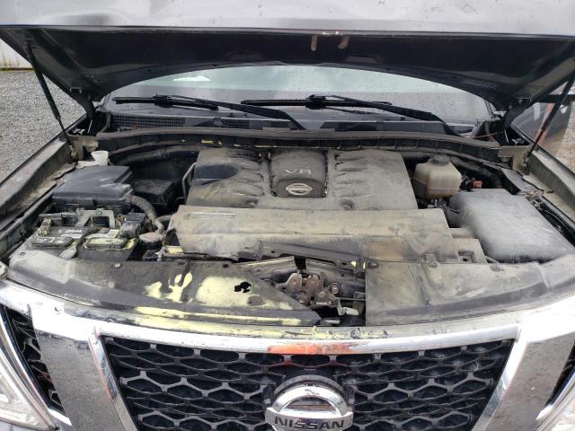 JN8AY2NE7H9704835 - 2017 NISSAN ARMADA PLATINUM GRAY photo 12