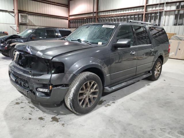 1FMJK1KT4HEA07569 - 2017 FORD EXPEDITION EL LIMITED GRAY photo 1