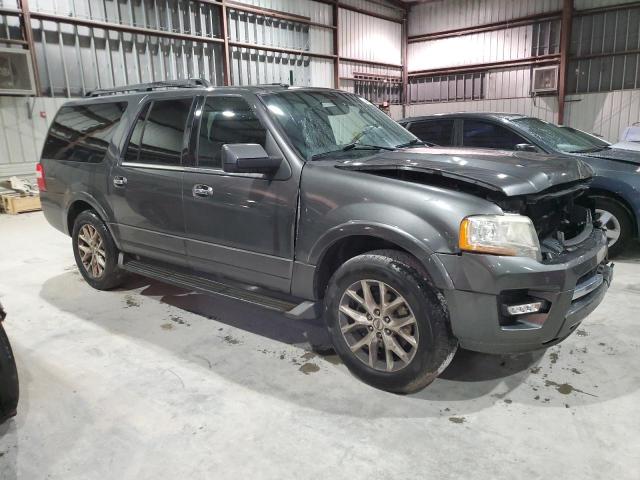 1FMJK1KT4HEA07569 - 2017 FORD EXPEDITION EL LIMITED GRAY photo 4