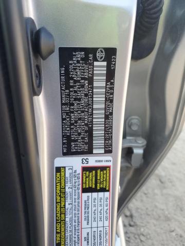 4T1BZ1HK3JU013471 - 2018 TOYOTA CAMRY XSE SILVER photo 12