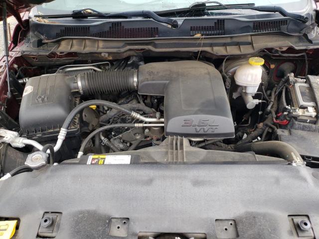 1C6RR6GG9KS669921 - 2019 RAM 1500 CLASS SLT 红色 照片 11