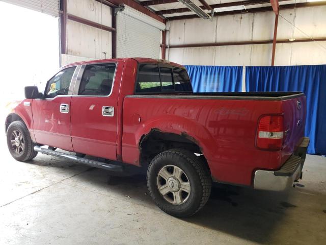 1FTRW14W94KC07698 - 2004 FORD F150 SUPERCREW RED photo 2