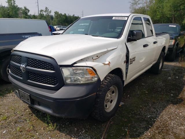 1C6RR7FT0KS692315 - 2019 RAM 1500 CLASS TRADESMAN WHITE photo 1