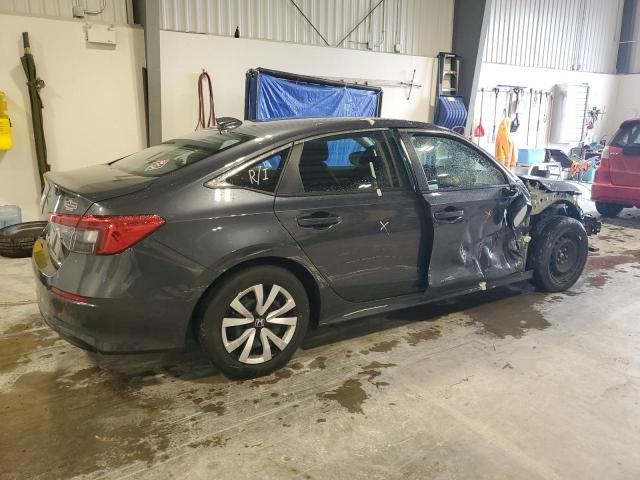 2HGFE2F25NH106271 - 2022 HONDA CIVIC LX GRAY photo 3