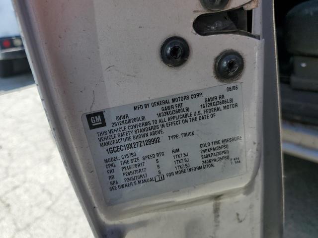 1GCEC19X27Z128992 - 2007 CHEVROLET SILVERADO C1500 CLASSIC TAN photo 12