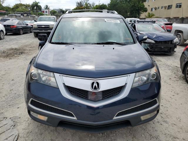 2HNYD2H89DH507391 - 2013 ACURA MDX ADVANCE BLUE photo 5