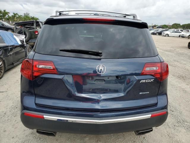 2HNYD2H89DH507391 - 2013 ACURA MDX ADVANCE BLUE photo 6