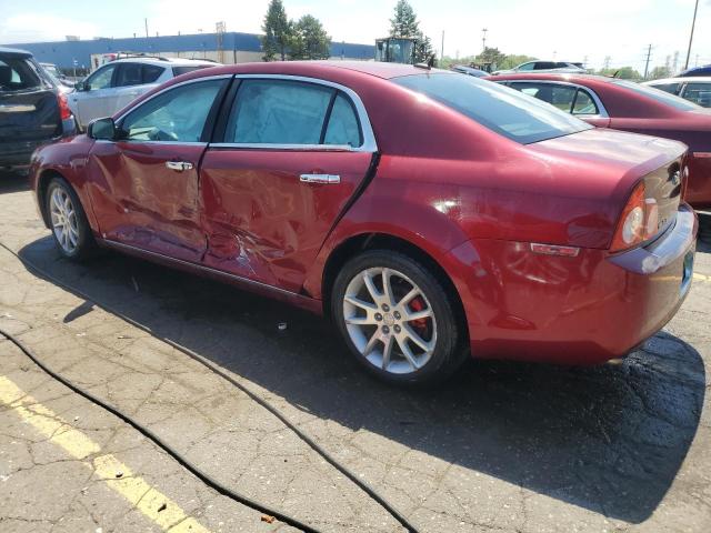 1G1ZK57739F235321 - 2009 CHEVROLET MALIBU LTZ RED photo 2