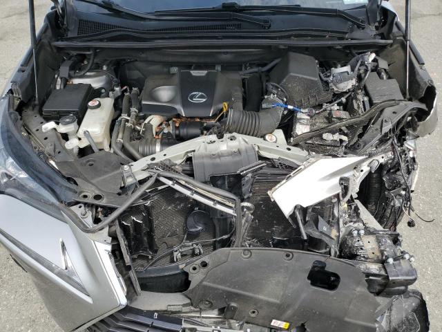 JTJDARDZ4M2247184 - 2021 LEXUS NX 300 BASE Արծաթագույն լուսանկար 12