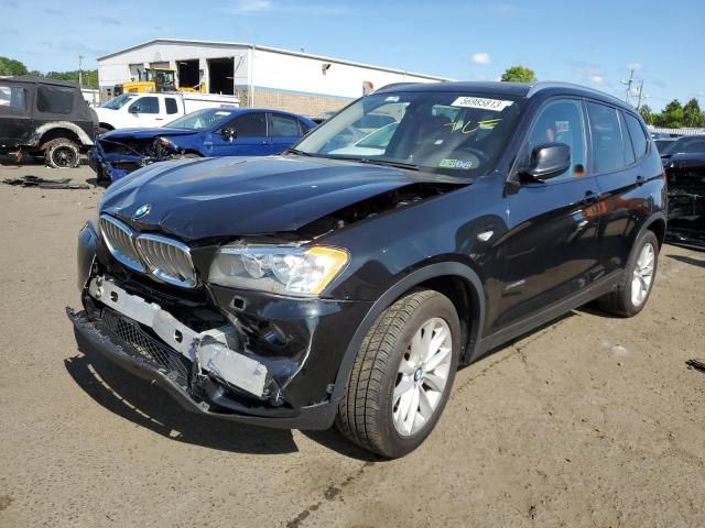 5UXWX9C54E0D27088 - 2014 BMW X3 XDRIVE28I BLACK photo 1