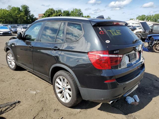 5UXWX9C54E0D27088 - 2014 BMW X3 XDRIVE28I BLACK photo 2