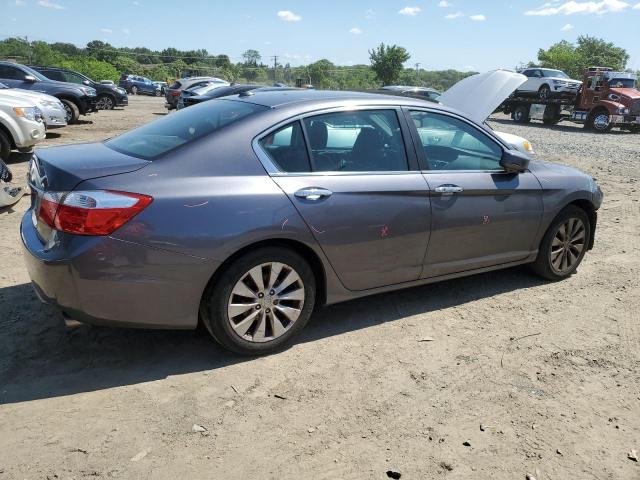 1HGCR2F8XEA135064 - 2014 HONDA ACCORD EXL GRAY photo 3