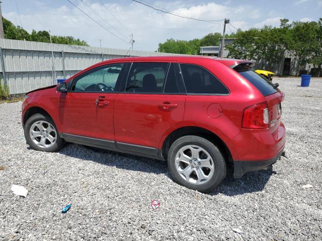 2FMDK4JC3CBA81425 - 2012 FORD EDGE SEL Czerwony zdjęcie 2