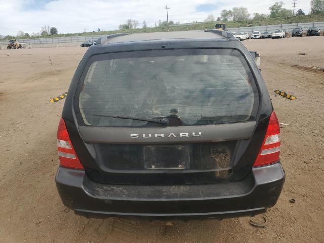 JF1SG656X5G704733 - 2005 SUBARU FORESTER 2.5XS Черный фото 6
