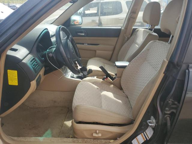 JF1SG656X5G704733 - 2005 SUBARU FORESTER 2.5XS Черный фото 7