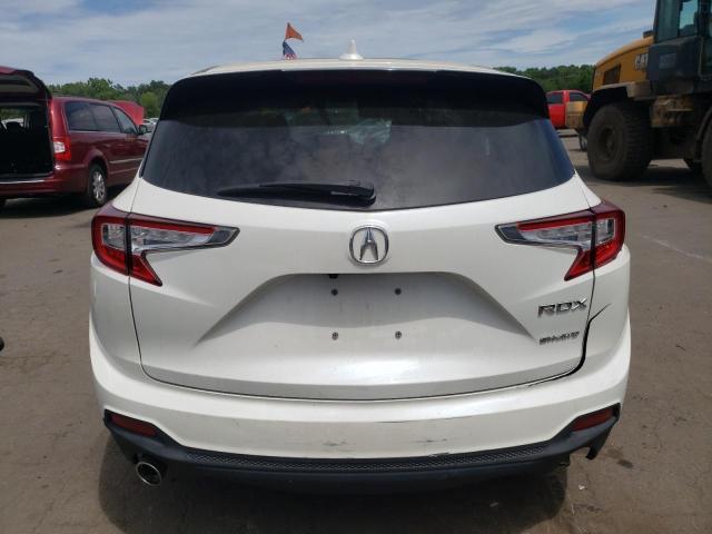 5J8TC2H30KL023408 - 2019 ACURA RDX WHITE photo 6