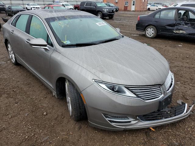 3LN6L2GK0GR629834 - 2016 LINCOLN MKZ SILVER photo 1