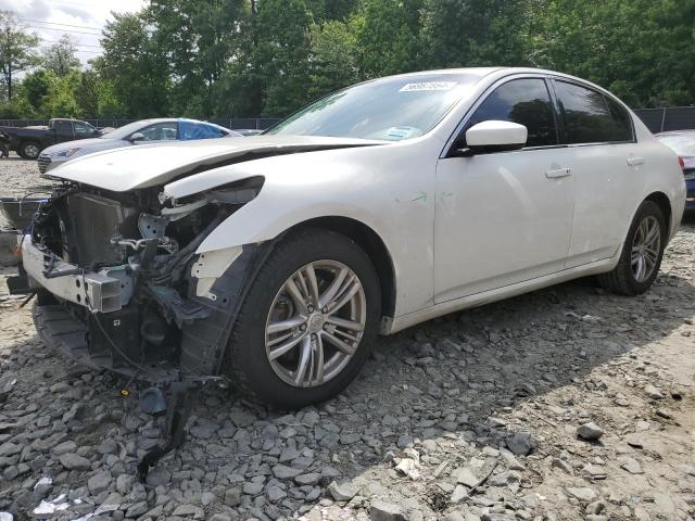 JN1CV6AR6DM358459 - 2013 INFINITI G37 WHITE photo 1