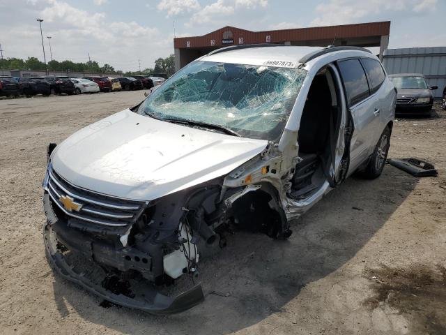 1GNKRGKDXHJ344956 - 2017 CHEVROLET TRAVERSE LT SILVER photo 1