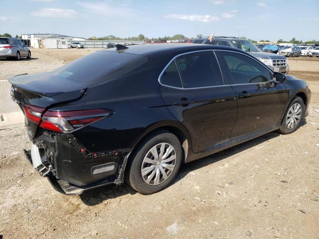 4T1C31AK7NU573760 - 2022 TOYOTA CAMRY LE Schwarz Foto 3