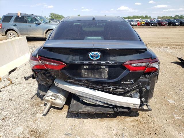 4T1C31AK7NU573760 - 2022 TOYOTA CAMRY LE Schwarz Foto 6