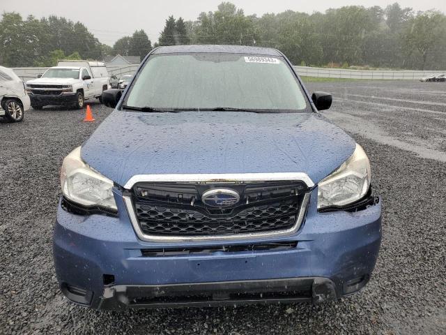 JF2SJAAC2EH470898 - 2014 SUBARU FORESTER 2.5I BLUE photo 5