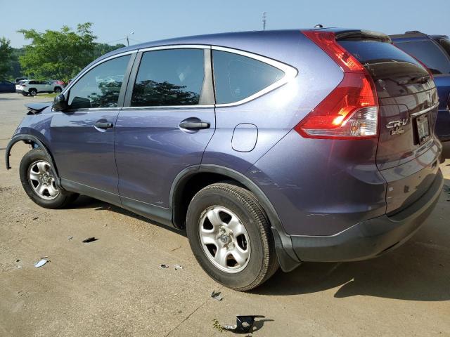 3CZRM3H37DG701433 - 2013 HONDA CR-V LX BLUE photo 2