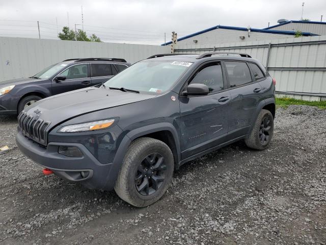 1C4PJMBB7GW255415 - 2016 JEEP CHEROKEE TRAILHAWK BLACK photo 1
