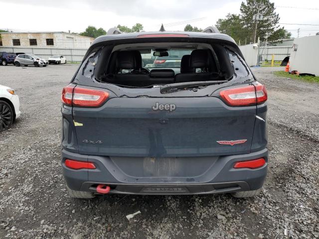 1C4PJMBB7GW255415 - 2016 JEEP CHEROKEE TRAILHAWK BLACK photo 6