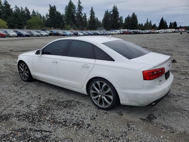 WAUGFAFC4EN063498 - 2014 AUDI A6 PREMIUM PLUS WHITE photo 2