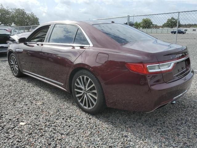 1LN6L9SP0H5602200 - 2017 LINCOLN CONTINENTA SELECT BURGUNDY photo 2