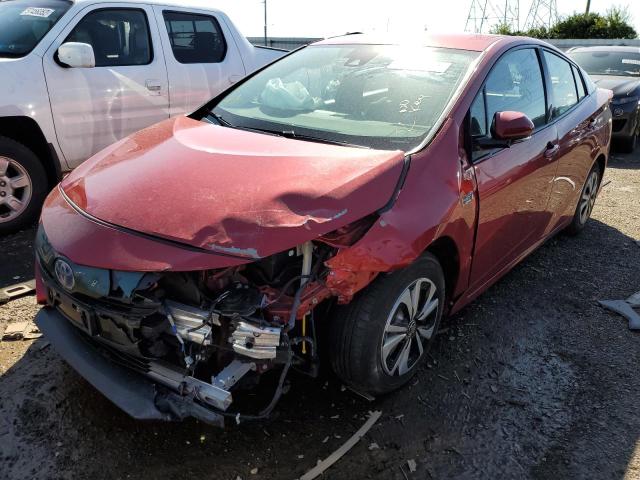 JTDKARFP1H3005863 - 2017 TOYOTA PRIUS PRIM 红色 照片 2