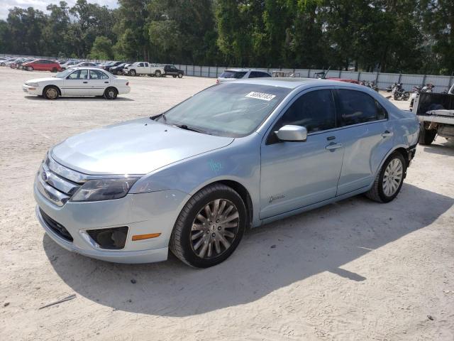 3FADP0L30BR272186 - 2011 FORD FUSION HYBRID BLUE photo 1