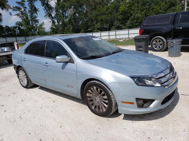 3FADP0L30BR272186 - 2011 FORD FUSION HYBRID BLUE photo 4